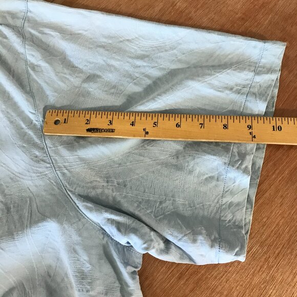 Tommy Bahama Hawaiian 100% Silk Shirt Men 3XB Blue Floral Button Up Pocket 16597 - Picture 9 of 13